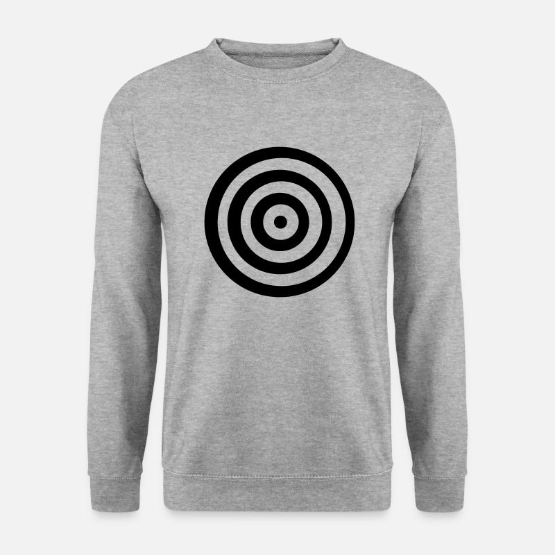 mål - Unisex sweater - hvidgrå meleret