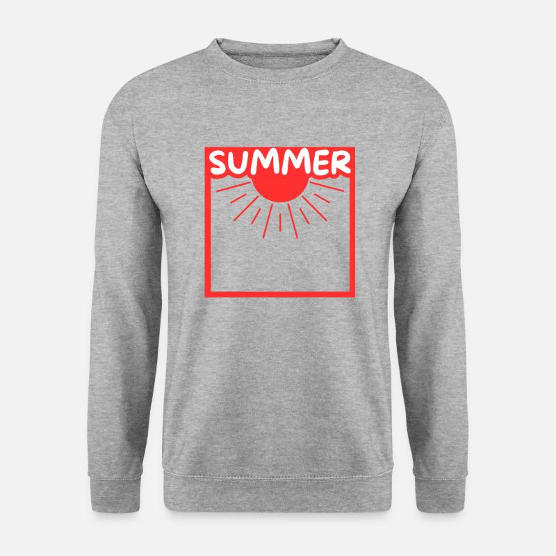 Summer sun in a setting - Unisex Sweatshirt - salt & pepper