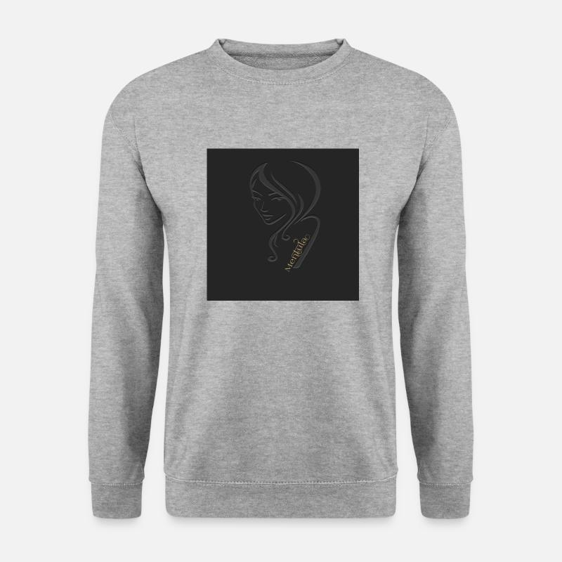 Mentulaqueen - Unisex Pullover - Weißgrau meliert
