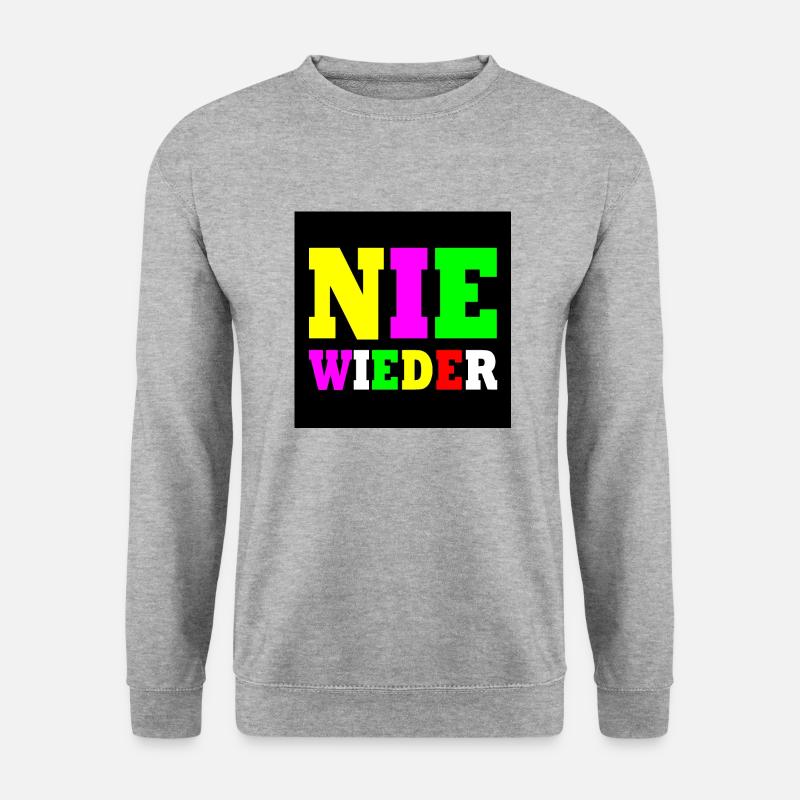 Never again - Unisex Sweatshirt - salt & pepper