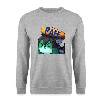Paff - Sweat-shirt Unisexe - gris chiné - Devant - Alina (178cm) & Michal (187cm)