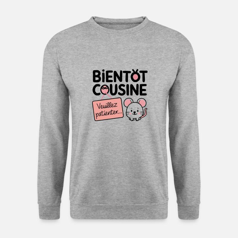 soon cousin please wait - Unisex Sweatshirt - salt & pepper