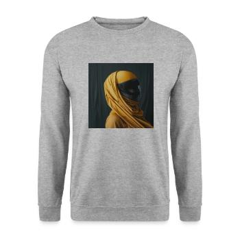 AP Surreal Portrait 2 August 2024 - Unisex Sweatshirt - salt & pepper - Front - Alina (178cm) & Michal (187cm)