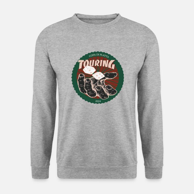 TRNG24 Green Red Light - Unisex Pullover - Weißgrau meliert