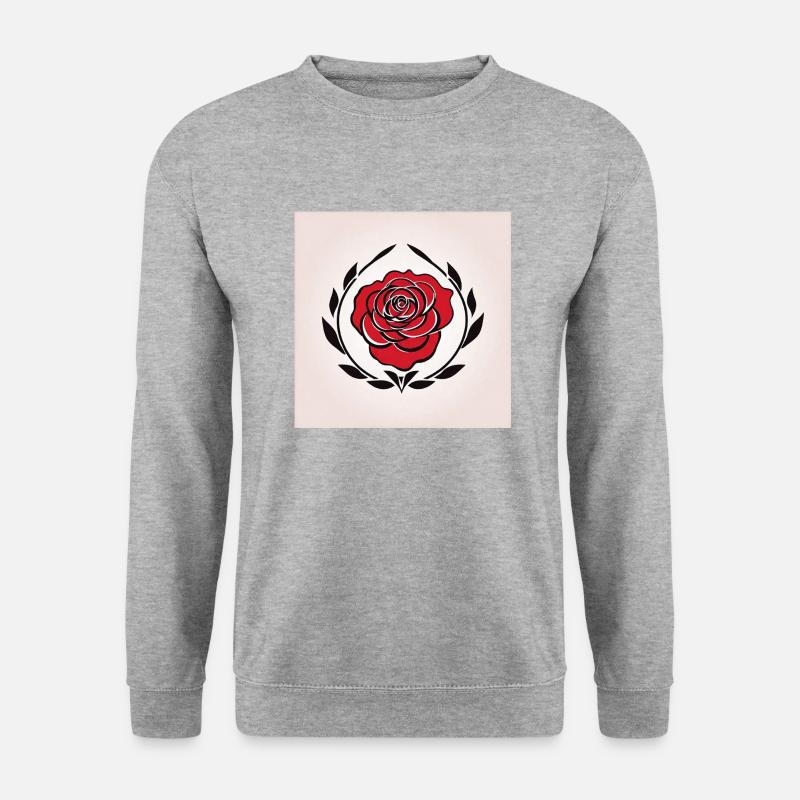 Lebe Caesar - Unisex Pullover - Weißgrau meliert