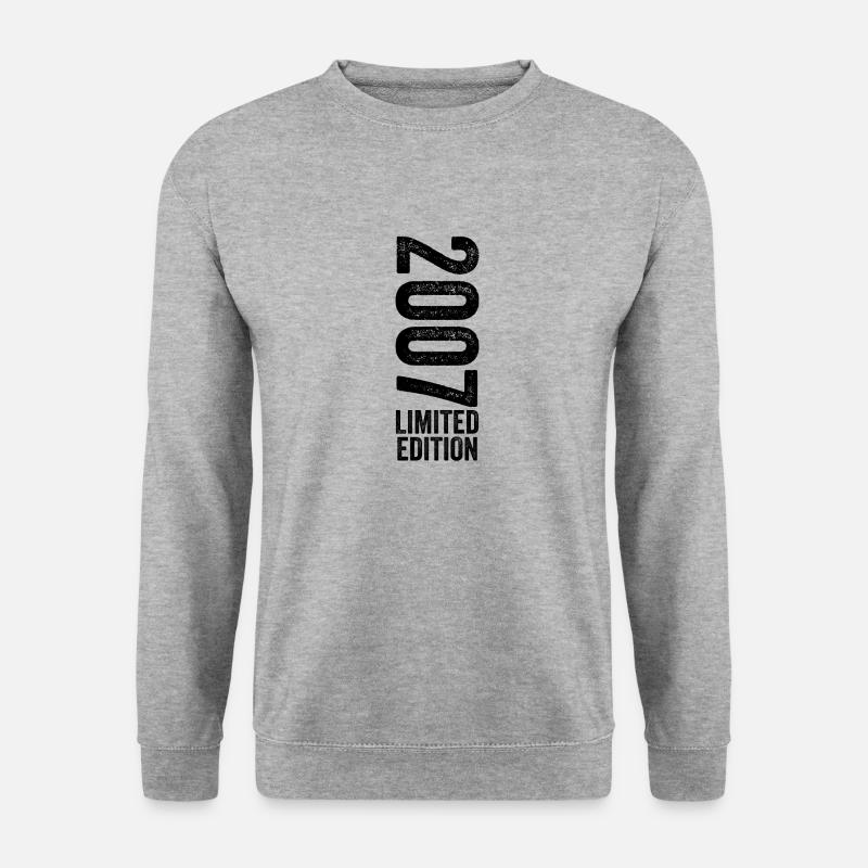 2007 Jubiläumsgeschenk 2007 Limitierte Auflage 2007 - Unisex Pullover - Weißgrau meliert