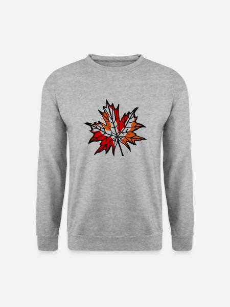 Autumn Leaf 1 - Unisex Sweatshirt - salt & pepper