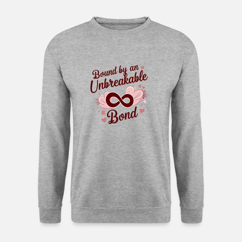Unbreakable link - Unisex Sweatshirt - salt & pepper