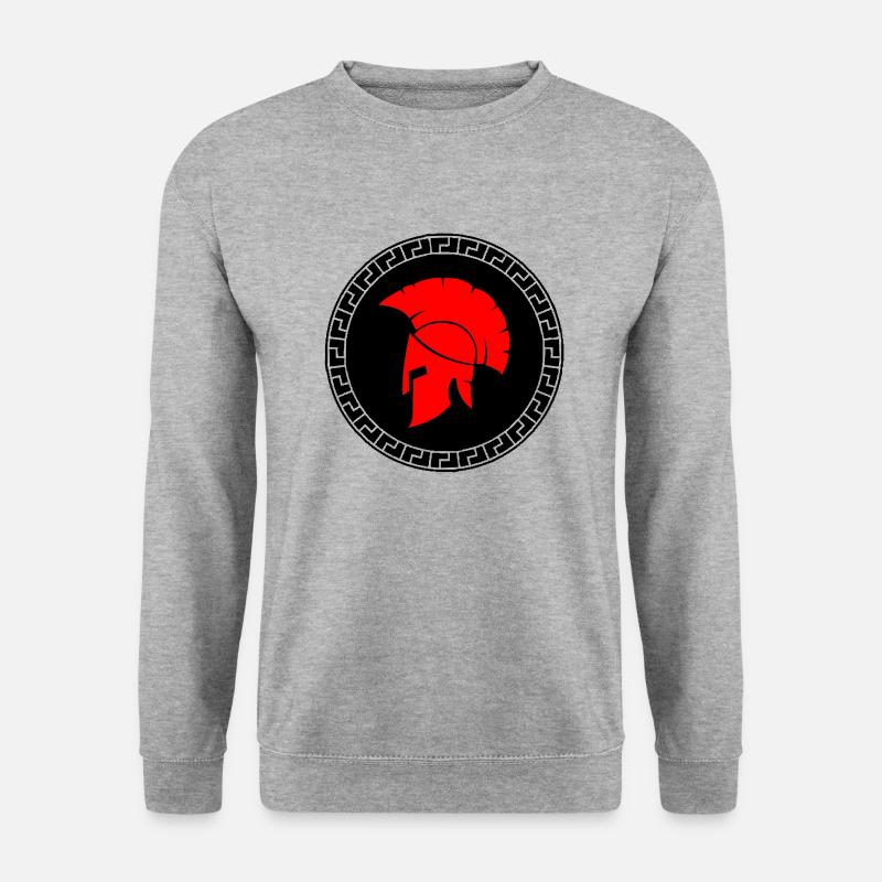 spartan - Unisex Pullover - Weißgrau meliert
