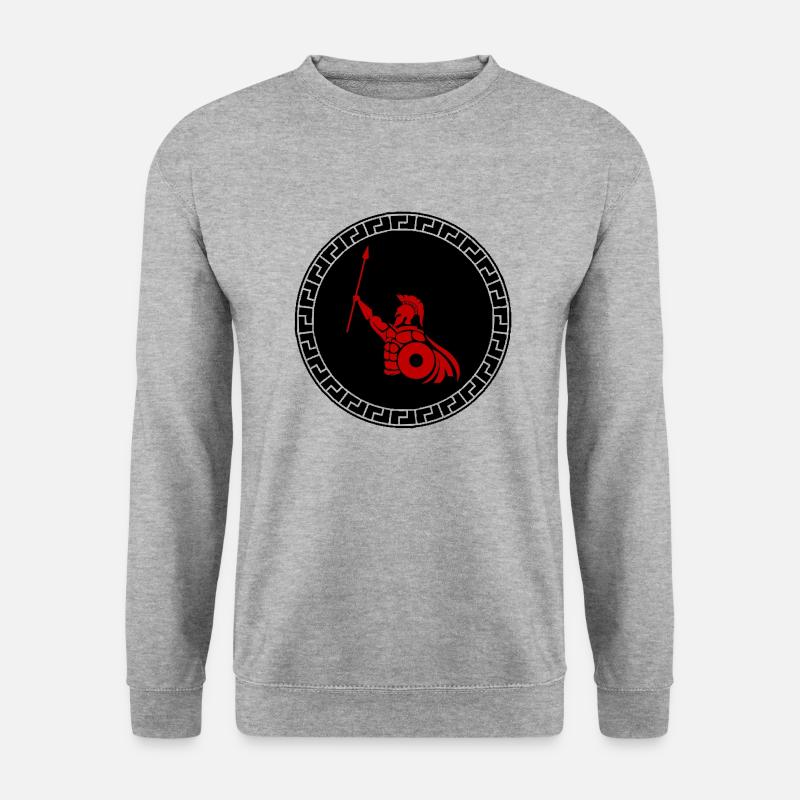 spartan 02 - Unisex Pullover - Weißgrau meliert