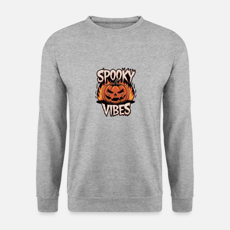 Spooky Jack-o'-lantern – Spooky Vibes - Unisex Sweatshirt - salt & pepper