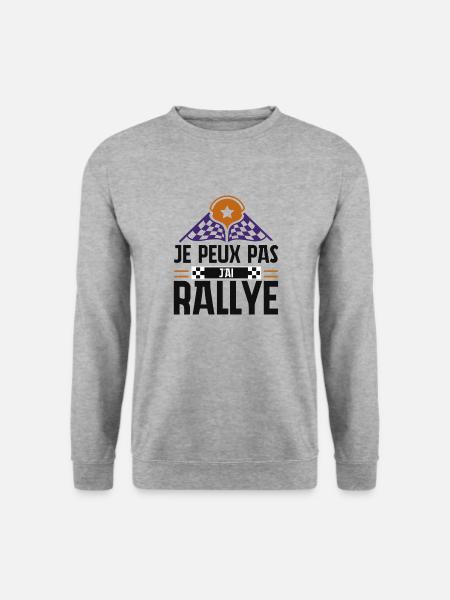 Ich kann nicht, ich habe mich zusammengerauft - Unisex Pullover - Weißgrau meliert
