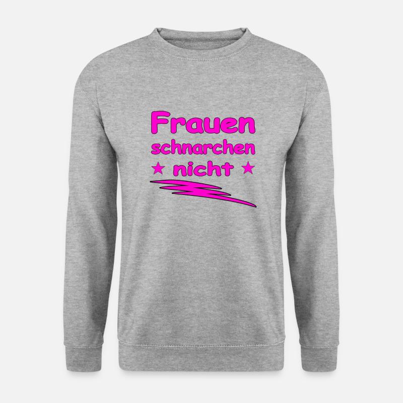 Frauen - Unisex Pullover - Weißgrau meliert