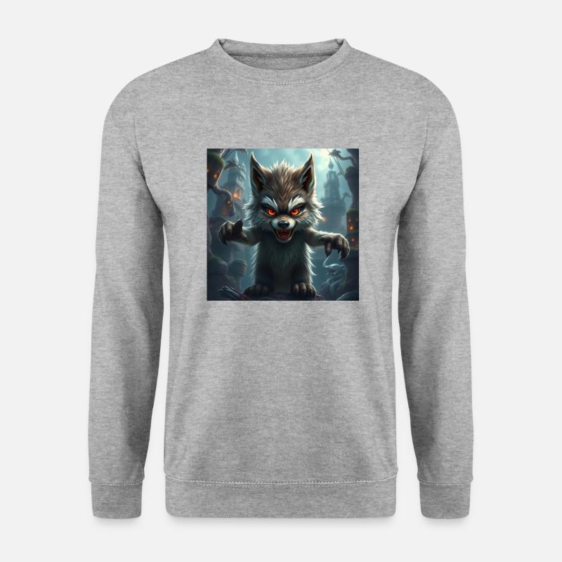 Monster 2 - Unisex Pullover - Weißgrau meliert