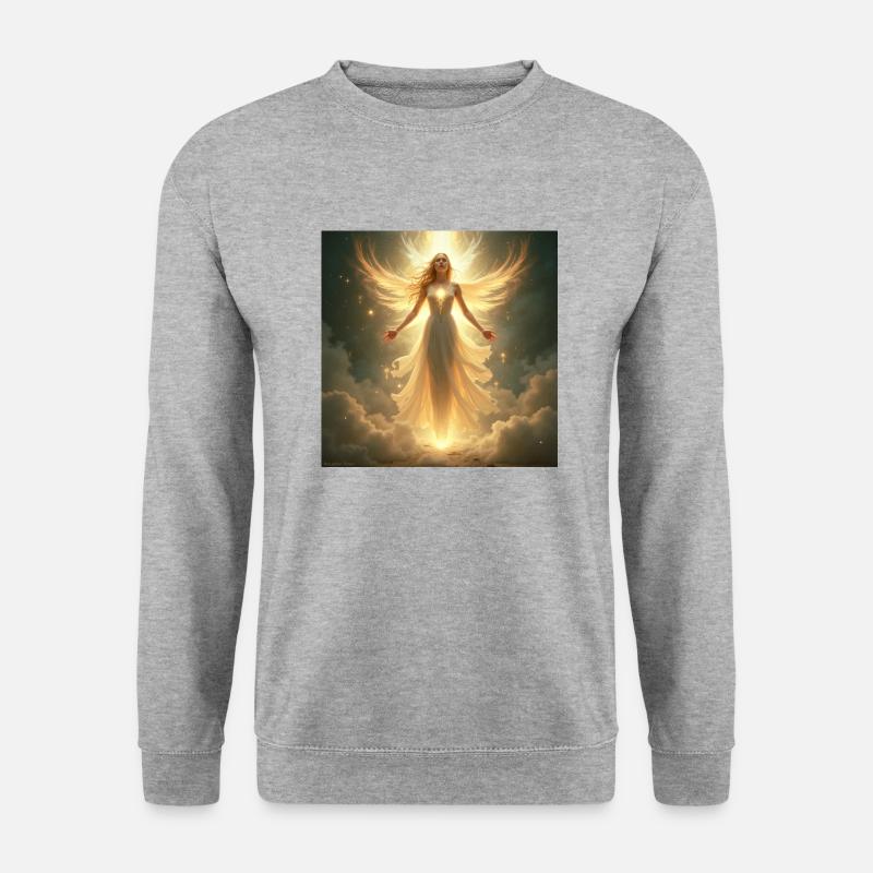 barbelo erscheint - Unisex Pullover - Weißgrau meliert