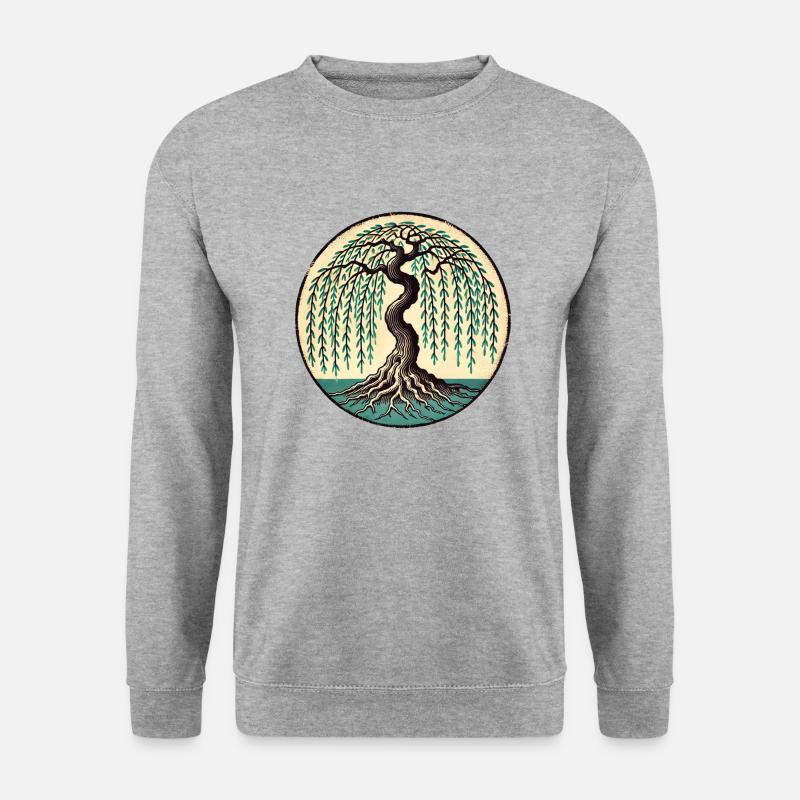 Weeping Willow - Unisex Sweatshirt - salt & pepper