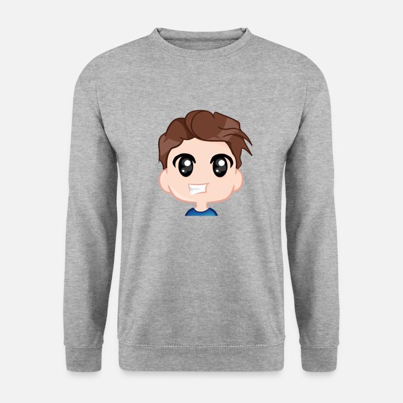 LOGO - Unisex Pullover - Weißgrau meliert
