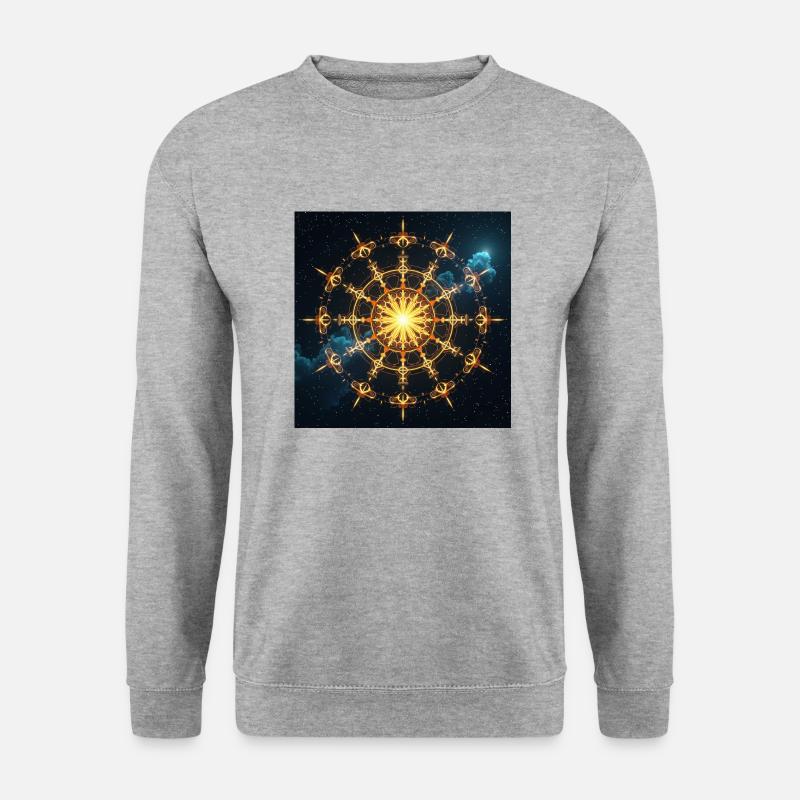 Schutzqode HWMB - Unisex Pullover - Weißgrau meliert