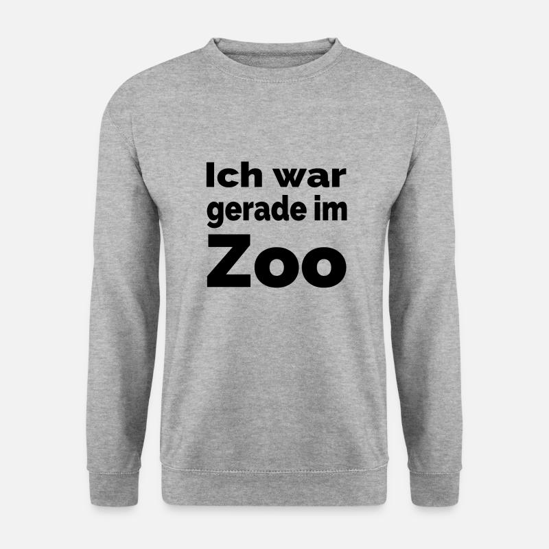Zoo - Unisex Pullover - Weißgrau meliert