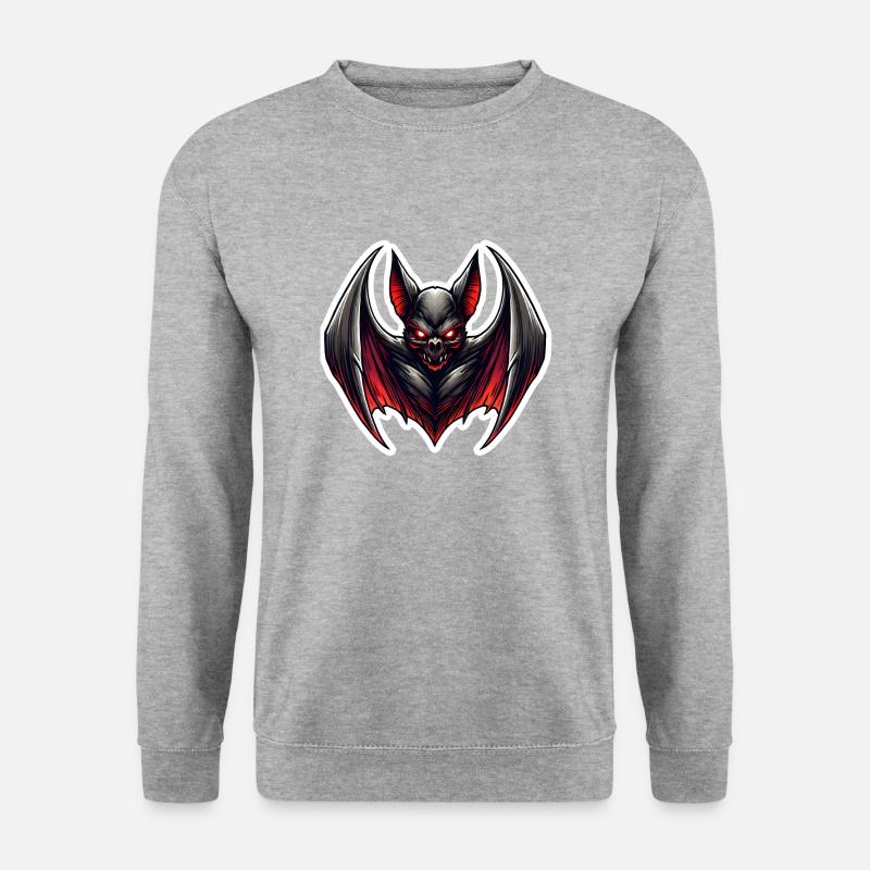 Flughund - Unisex Pullover - Weißgrau meliert
