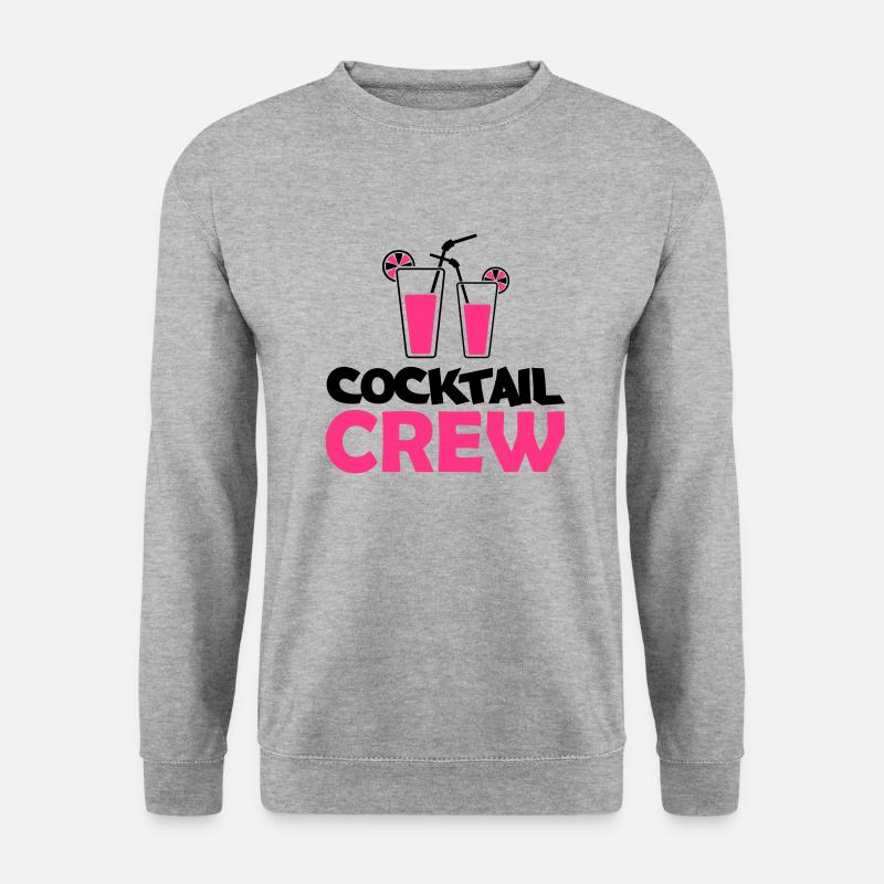 cocktail crew - Unisex Pullover - Weißgrau meliert
