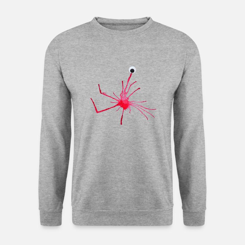 MonstRumms Nr.18 - Unisex Pullover - Weißgrau meliert