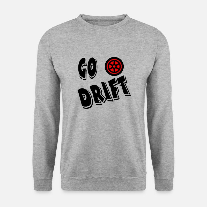 Auto - Unisex Pullover - Weißgrau meliert