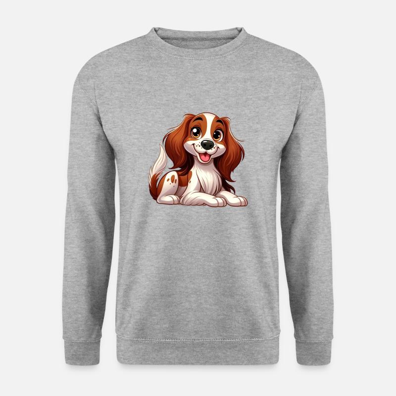 Brittany Spaniel - Unisex Sweatshirt - salt & pepper