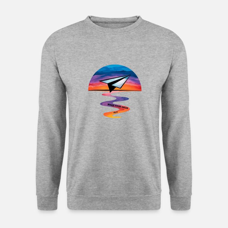 Make Your Ideas Fly - Unisex Sweatshirt - salt & pepper