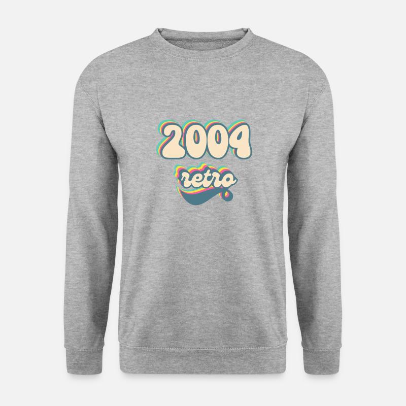 2004 Retro Gift Idea - Unisex Sweatshirt - salt & pepper
