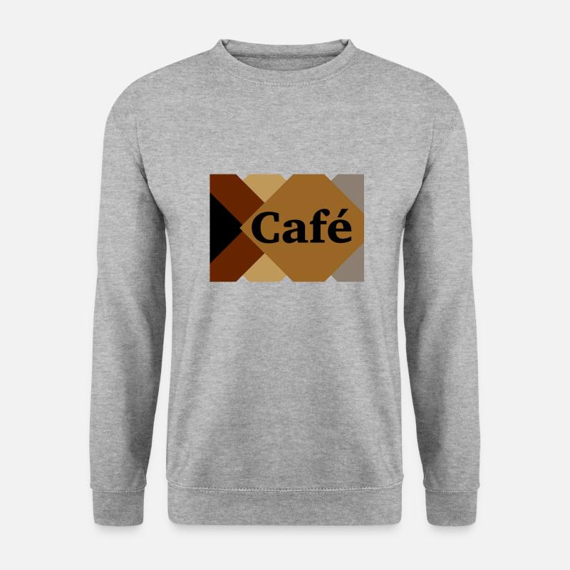 CAF - Unisex Pullover - Weißgrau meliert