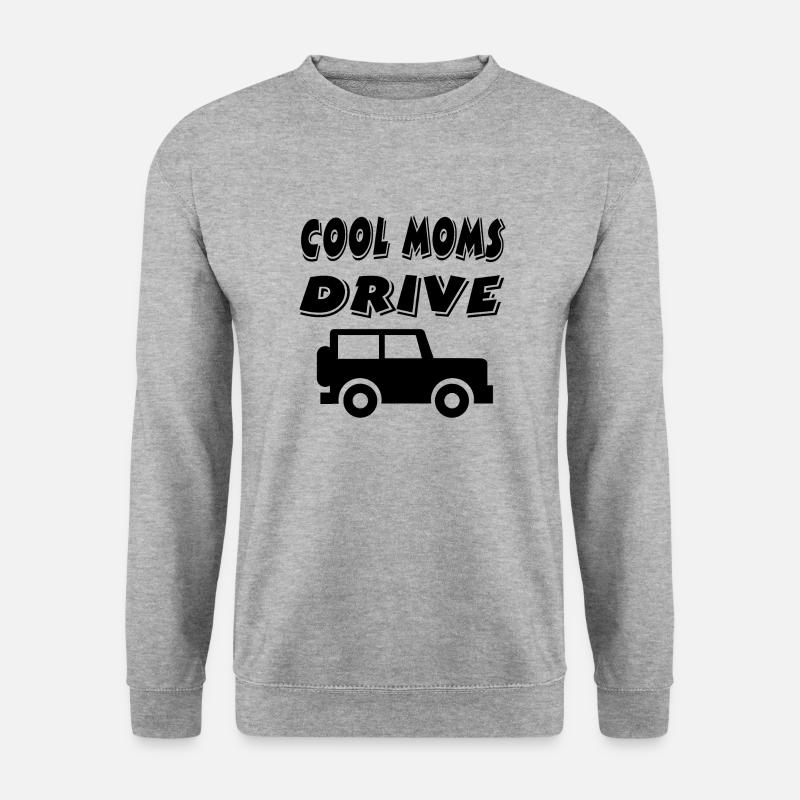 Auto - Unisex Pullover - Weißgrau meliert