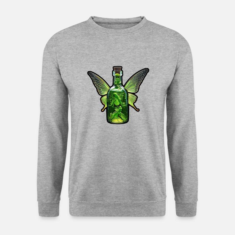 die grüne fee - Unisex Pullover - Weißgrau meliert