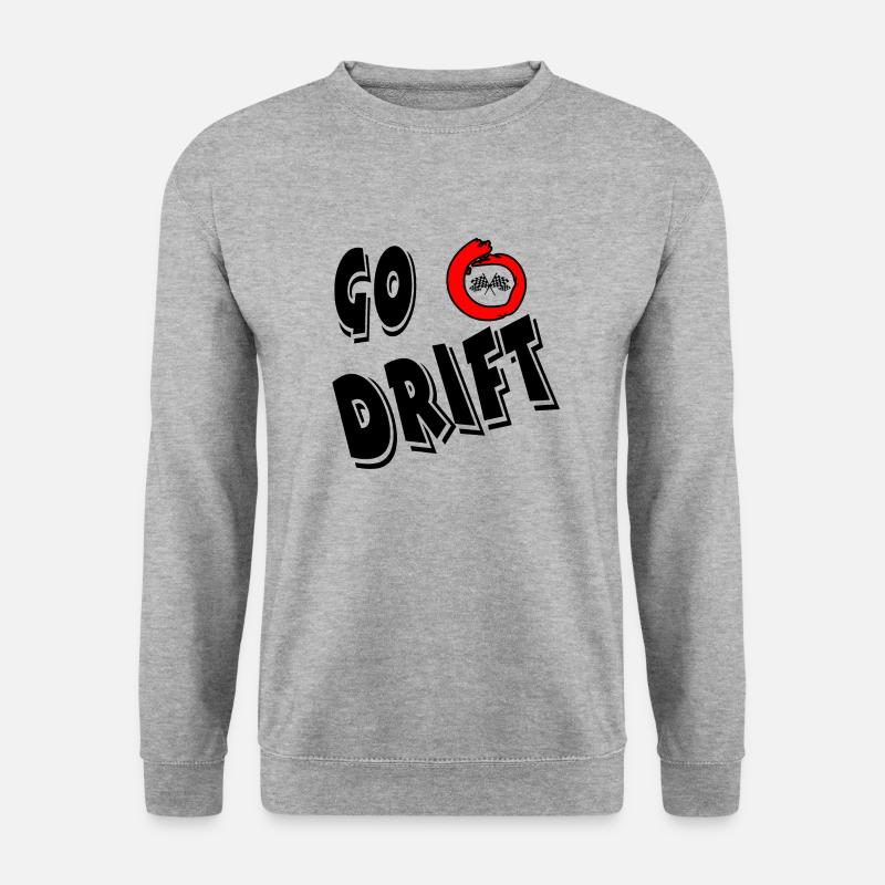 Auto - Unisex Pullover - Weißgrau meliert