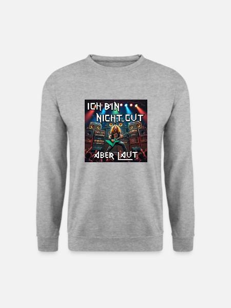 Laut - Unisex Pullover - Weißgrau meliert