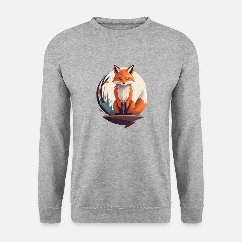 Fox - Unisex Sweatshirt - salt & pepper