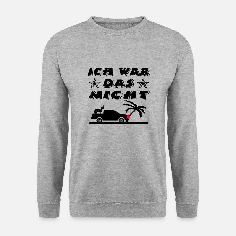 Auto - Unisex Pullover - Weißgrau meliert