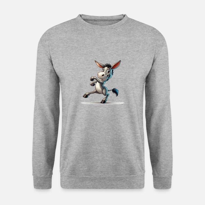Donkey Comic - Unisex Sweatshirt - salt & pepper