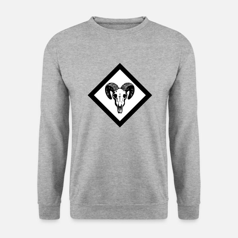 Gotland - Unisex Pullover - Weißgrau meliert
