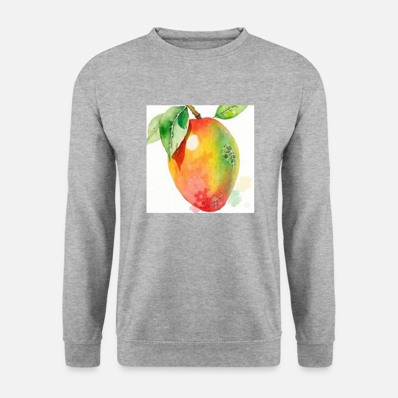 Mango - Unisex Pullover - Weißgrau meliert
