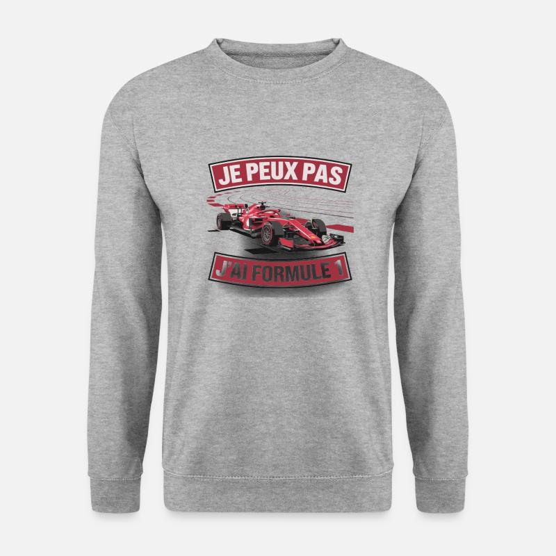 je peux pas j'ai formule un - Sweat-shirt Unisexe - gris chiné