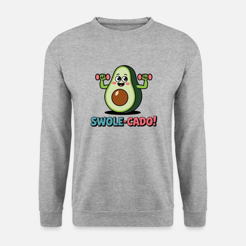 Swole-Cado ! - Unisex Pullover - Weißgrau meliert