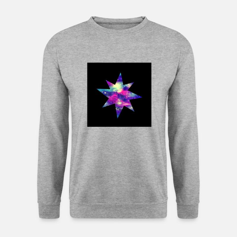 Stellarix I - Unisex Pullover - Weißgrau meliert