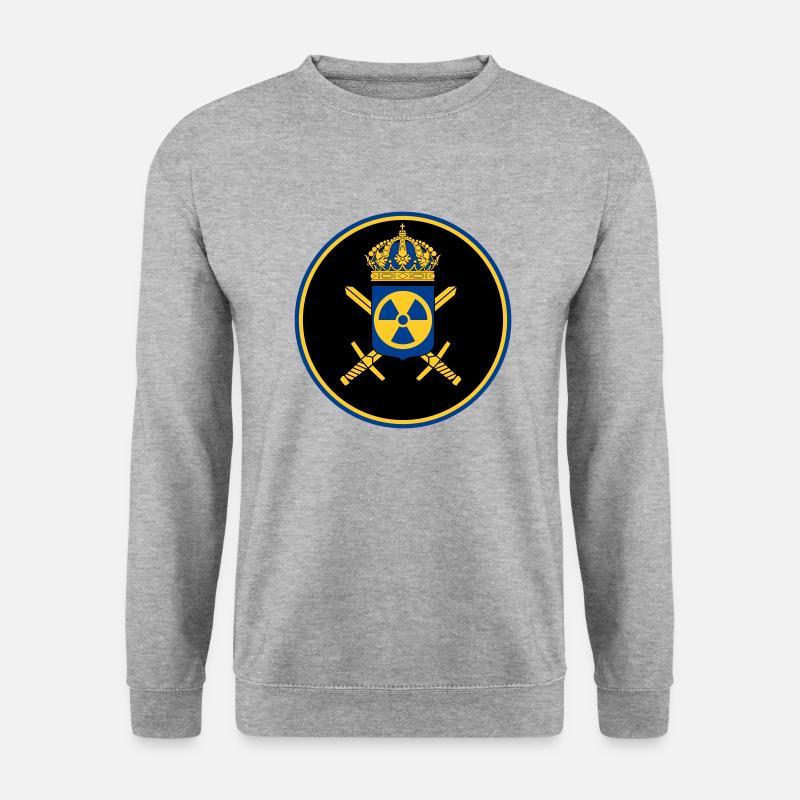Das schwedische Atomwaffenprogramm - Unisex Pullover - Weißgrau meliert