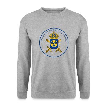 Le programme suédois d’armement nucléaire - Sweat-shirt Unisexe - gris chiné - Devant - Alina (178cm) & Michal (187cm)