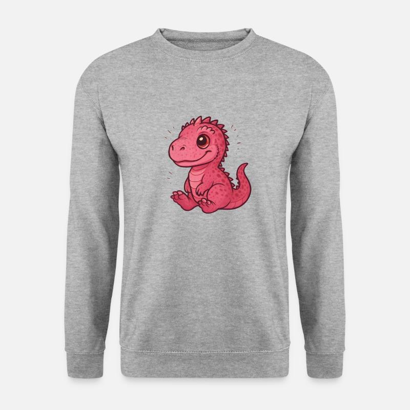 Pink Carcha Chibi - Unisex Pullover - Weißgrau meliert