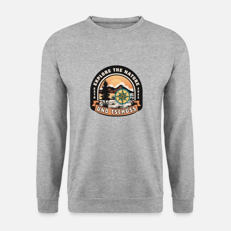And goodbye camping fever - Unisex Sweatshirt - salt & pepper