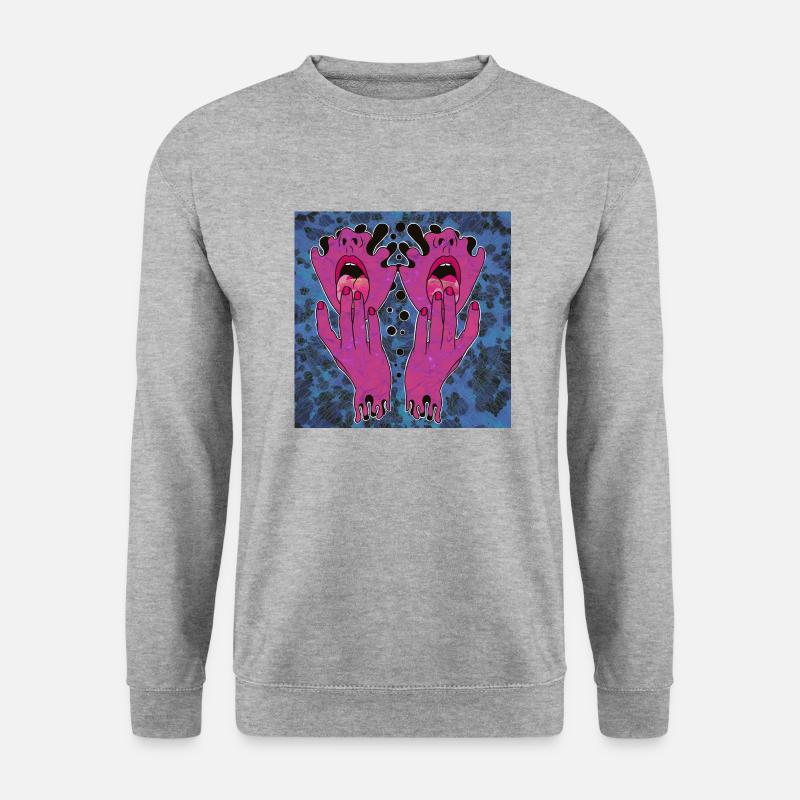 Good Taste / Bad Taste - Unisex Pullover - Weißgrau meliert