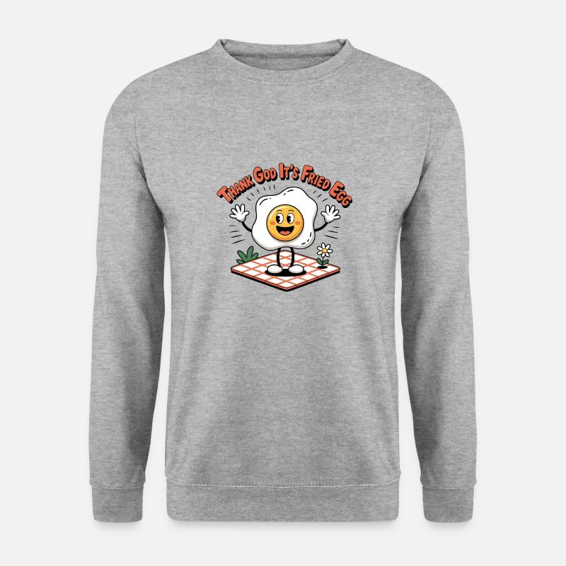 Thank god it's fried egg - Unisex Sweatshirt - salt & pepper