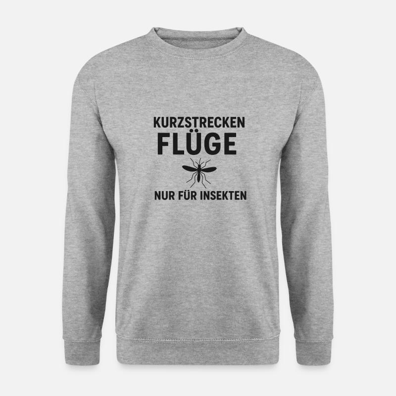 Insekten - Unisex Pullover - Weißgrau meliert